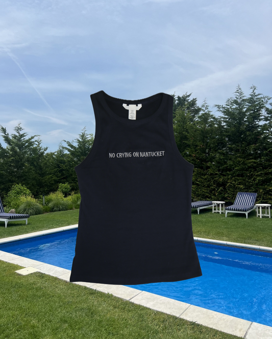 No Crying on Nantucket Tank